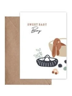 Atelier Oranger Carte postale - Sweet baby boy
