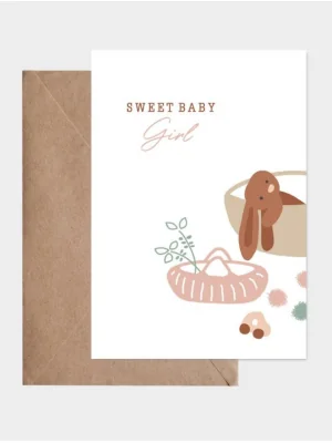Atelier Oranger Carte postale - Sweet baby girl