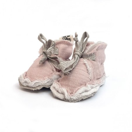 Chaussons polaires nude powder - BABYSHOWER