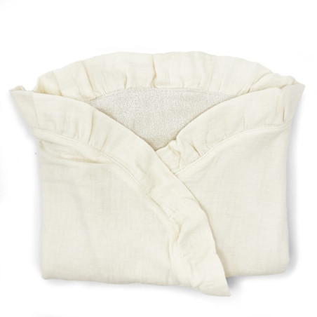 Berceuse toquilla avec éponge - Ivory Powder - BABYSHOWER