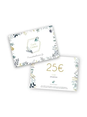 Carte Cadeaux - 25 Euro